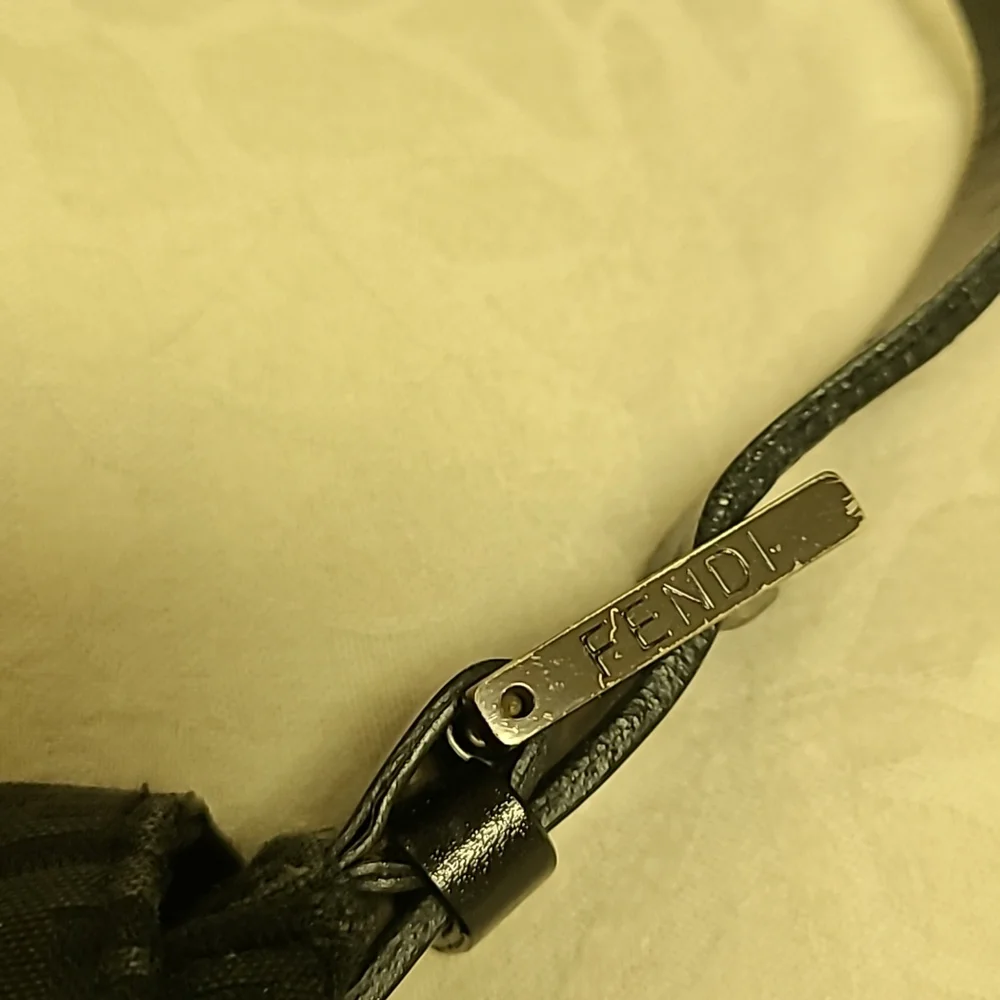 GC - Fendi Zucchino mini Mama Baguette - Picture 7 of 17